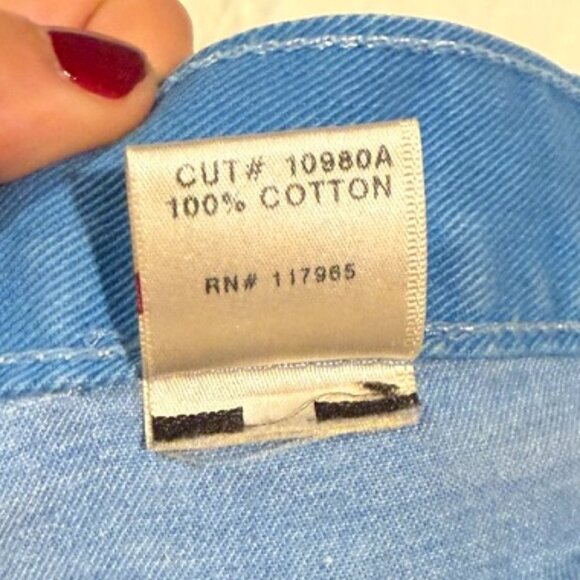 J Brand Blue Bonnet Cut Off Denim Shorts Size: 29 - Picture 5 of 9